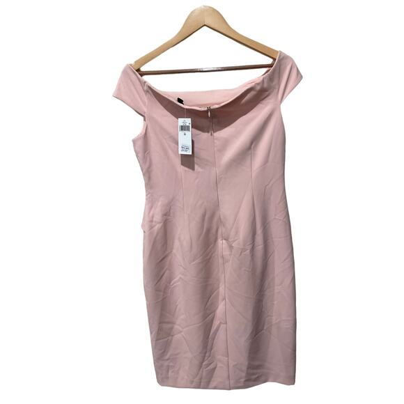 LAUREN RALPH LAUREN Crepe Off-the-Shoulder Dress Size 10 - Picture 6 of 6